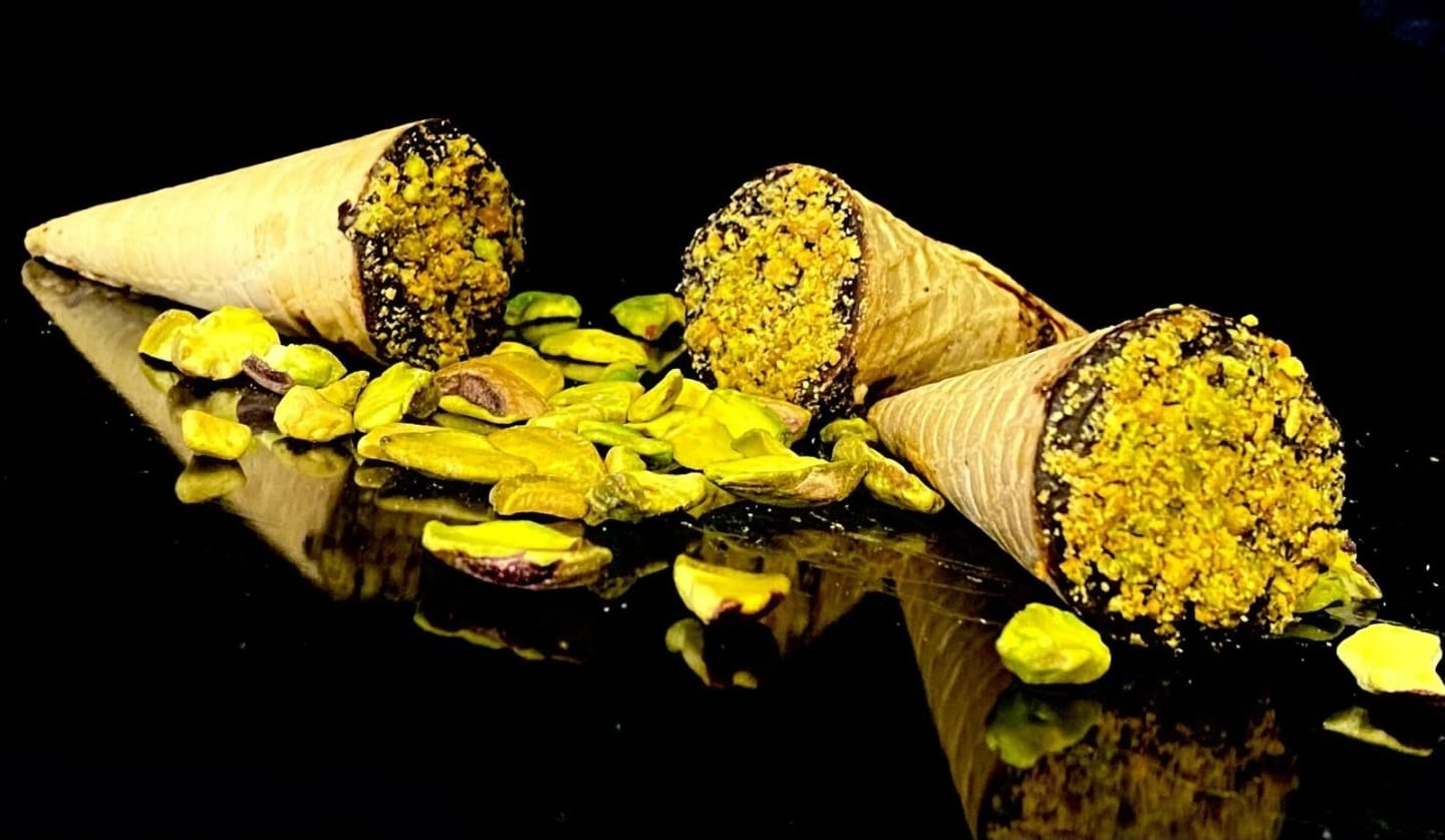 Premium quality chocolate cones by Fantasy Confections